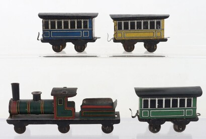 Hess (JLH) 100 series tinplate miniature floor train,