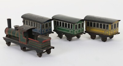 Hess (JLH) 100 series tinplate miniature floor train, - 4