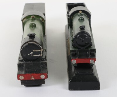 Two cast metal locomotive paperweights, - 4