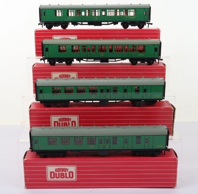 Hornby Dublo boxed Southern Region Passenger coaches,