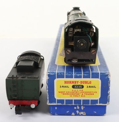 Hornby Dublo 3-rail boxed 3235 4-6-2 Dorchester locomotive and tender, - 6