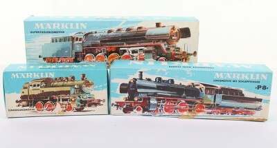 Marklin HO gauge three boxed DB steam locomotives, - 3