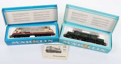 Marklin HO gauge two boxed DB electric locomotives, - 3