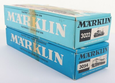Marklin HO gauge two boxed DB electric locomotives, - 4