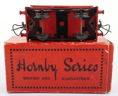 Hornby Series 0 gauge boxed Crawford&rsquo;s Biscuits Private Owners van, 1934-38, - 4