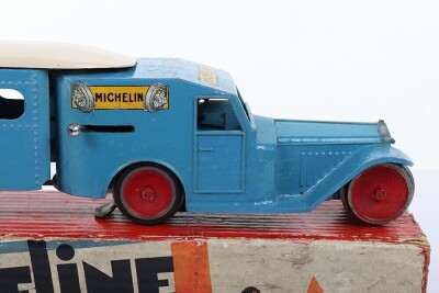 A rare boxed La Micheline electric Rail Bus by LR (Le Rapide), French circa 1930, - 2