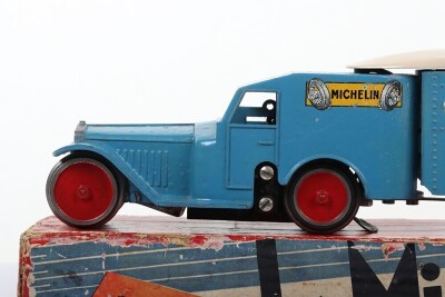 A rare boxed La Micheline electric Rail Bus by LR (Le Rapide), French circa 1930, - 4