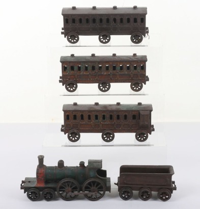 Wallworks (Manchester) cast iron floor train, circa 1890,
