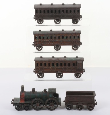 Wallworks (Manchester) cast iron floor train, circa 1890,