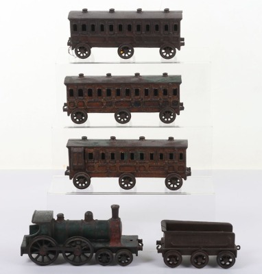 Wallworks (Manchester) cast iron floor train, circa 1890, - 4