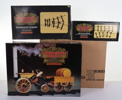 Hornby Railways 3 &frac12; inch gauge Stephensons Rocket Real Steam set