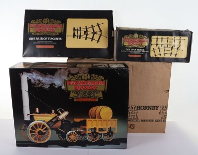 Hornby Railways 3 &frac12; inch gauge Stephensons Rocket Real Steam set