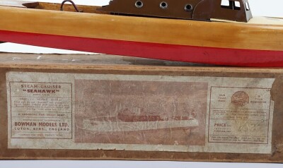 Boxed Bowman Models of Luton &lsquo;Seahawk&rsquo; live steam Cruiser, 1947-49, - 2