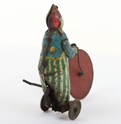 Scarce Distler (Germany) Tinplate Clown with Colour Wheel - 5