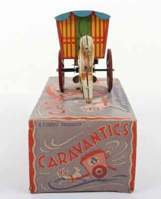 A Boxed Codeg Product (England) Tinplate Caravantics Eccentric Mechanical Toy - 3