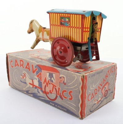 A Boxed Codeg Product (England) Tinplate Caravantics Eccentric Mechanical Toy - 4