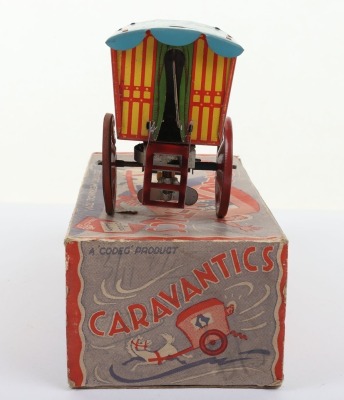 A Boxed Codeg Product (England) Tinplate Caravantics Eccentric Mechanical Toy - 5