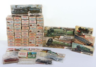 A Quantity Airfix 00 Gauge Wagons and Lineside kits in original boxes/bags