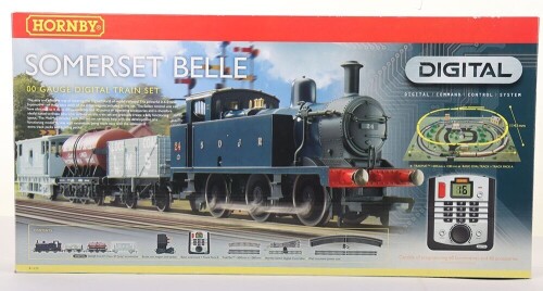 Boxed Hornby 00 Gauge R1125 Digital Somerset Belle Train Set