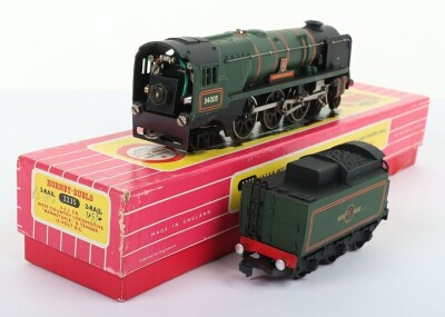 Hornby Dublo 2-Rail, West Country Locomotive Barnstaple" & Tender" - 5
