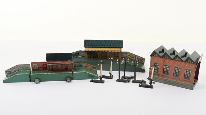 Bing Table Top Railway buildings, circa 1930,