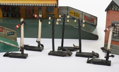 Bing Table Top Railway buildings, circa 1930, - 2