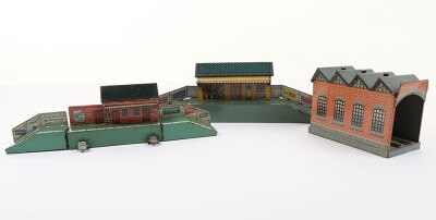 Bing Table Top Railway buildings, circa 1930, - 4
