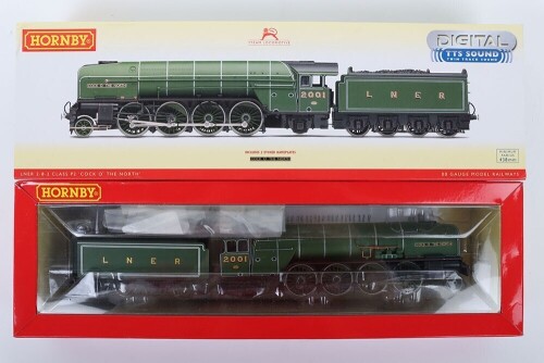 Hornby 00 gauge R3246 Digital LNER 2-8-2 Cock O the North locomotive,