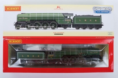 Hornby 00 gauge R3246 Digital LNER 2-8-2 Cock O the North locomotive,