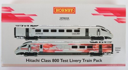 Hornby 00 gauge R3579 Hitachi Class 800 Test Livery train pack,