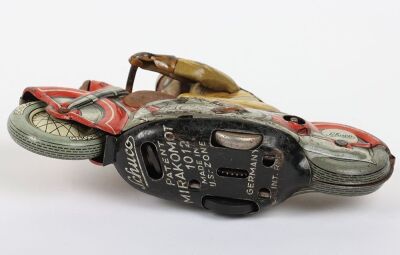 Schuco (US zone) 1012 Mirakomot Tinplate Motorcycle - 3