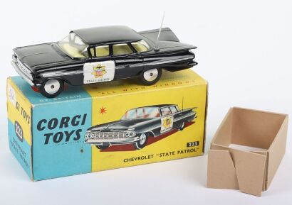 Vintage Corgi Toys 223 Chevrolet &ldquo;State Patrol&rdquo; car