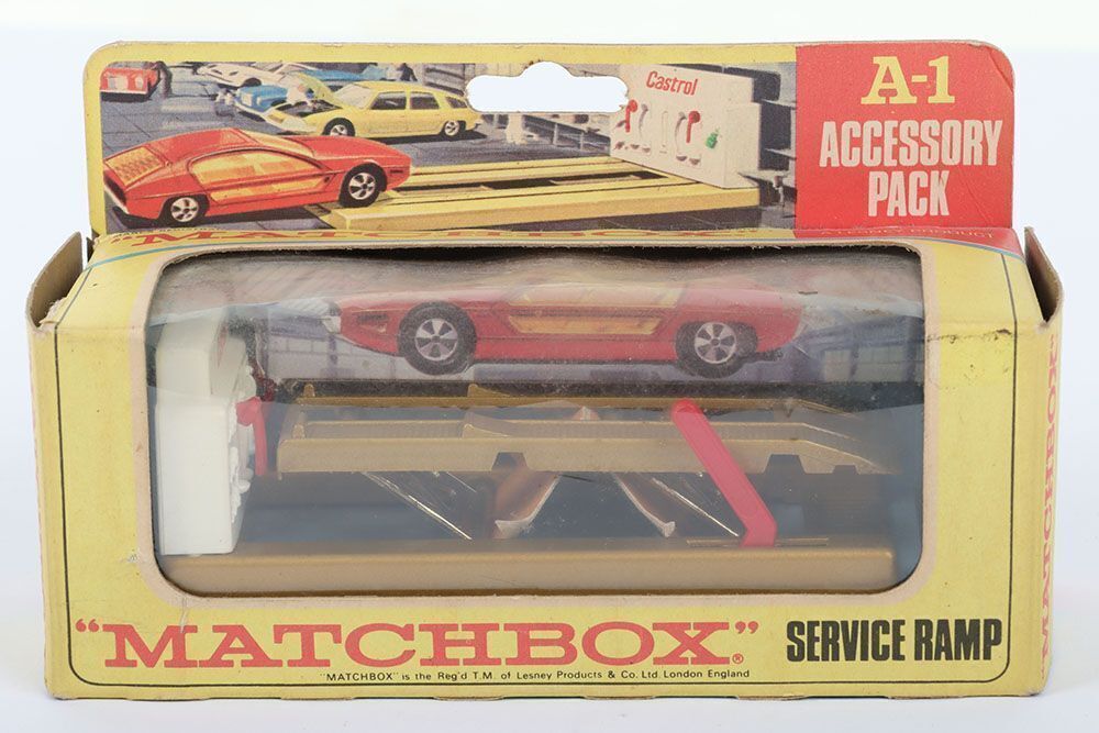 Matchbox Superfast Accessory Pack A-1 Garage Service Ramp