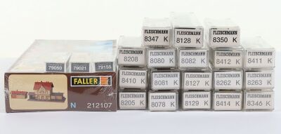 Fleischmann boxed N gauge passenger coaches and rolling stock, - 3