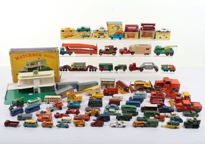 A Quantity of Playworn Matchbox Lesney Regular wheel models