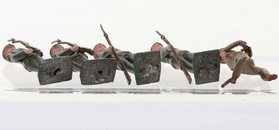 Britains uncatalogued steel helmet infantrymen, 1939, - 3