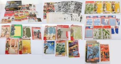 A Quantity of original Palitoy Action Man Catalogues, leaflets and boxes
