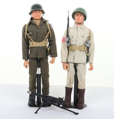 Two Vintage Palitoy U.S. Army Military Action Man