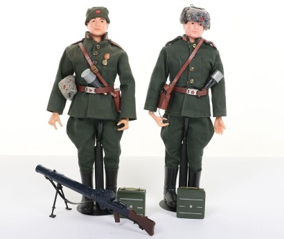 Two Vintage Action Man Palitoy Russian Infantry