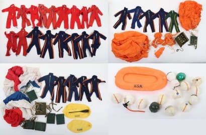 Vintage Action Man Palitoy Pilots/Parachutists Clothes & Accessories