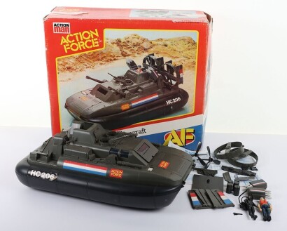 Vintage Action Force Hovercraft Gi Joe Whale Vehicle Palitoy Boxed.