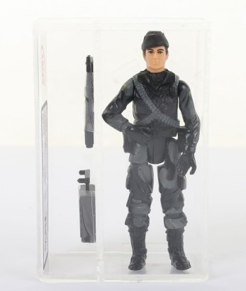 Scarce Vintage German Version Variant Action Force SAS ATT Commando Schnellfeur Action Figure Palitoy.