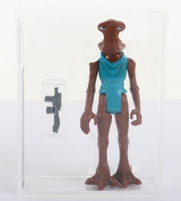 Vintage Star Wars Hammerhead Action Figure Graded UKG 85%.