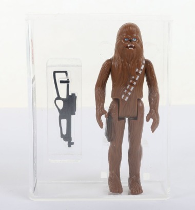 Vintage Star Wars Chewbacca Action Figure Graded UKG 85%.