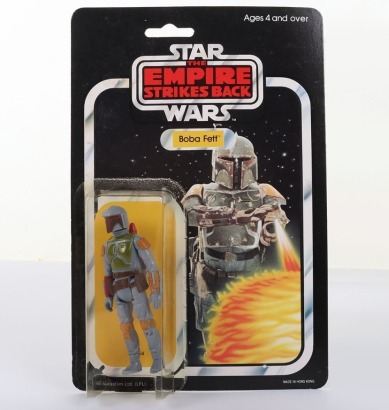 Vintage Star Wars Boba Fett Empire Strikes Back action figure Palitoy.