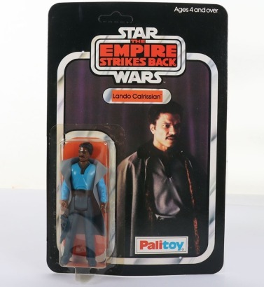 Scarce Vintage Star Wars The Empire Strikes Back Lando Calrissian Original Carded Moc Action Figure Palitoy.