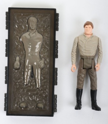 Vintage Star Wars Last 17 Han Solo Carbonite Action Figure Kenner.