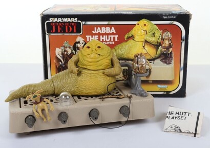 Vintage Star Wars Return of the Jedi Jabba The Hutt Action Playset Boxed Kenner.