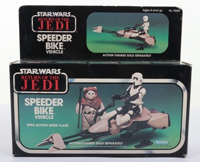 Vintage Star Wars Return of the Jedi Speeder Bike Vehicle Sealed Kenner.
