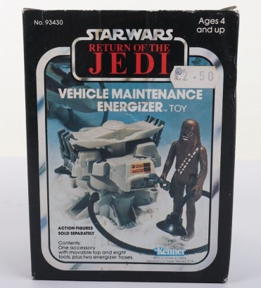 Vintage Star Wars Sealed Return of the Jedi Vehicle Maintenance Energizer Toy boxed Kenner.